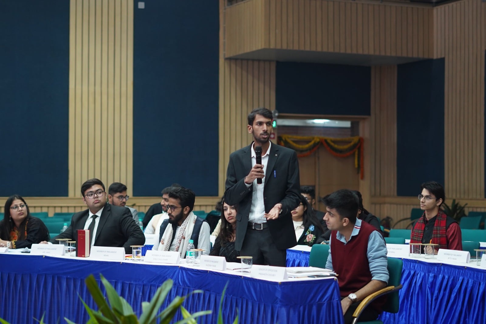 Parliament-style address